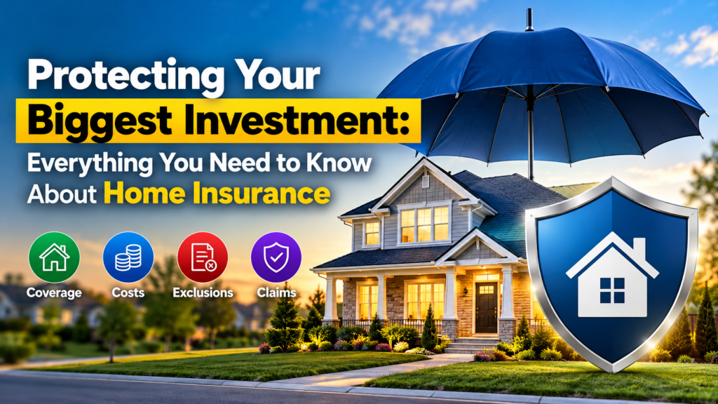 Protecting Your Biggest Investment: Everything You Need to Know About Home Insurance protecting your biggest investment